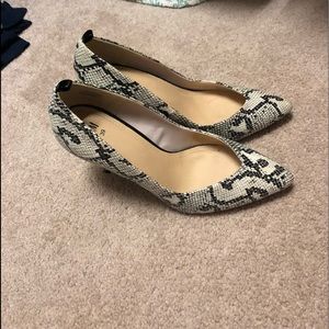 H&M snakeskin heels